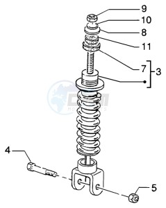 NRG 50 MC3 DT drawing Rear Damper