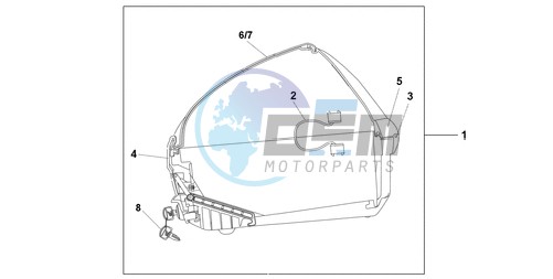 NEW 45L TOPBOX SHASTA WHITE