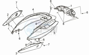 CITYCOM 125 drawing COWLING