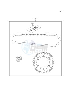 KX 125 L [KX125] (L1) [KX125] drawing CHAIN KIT