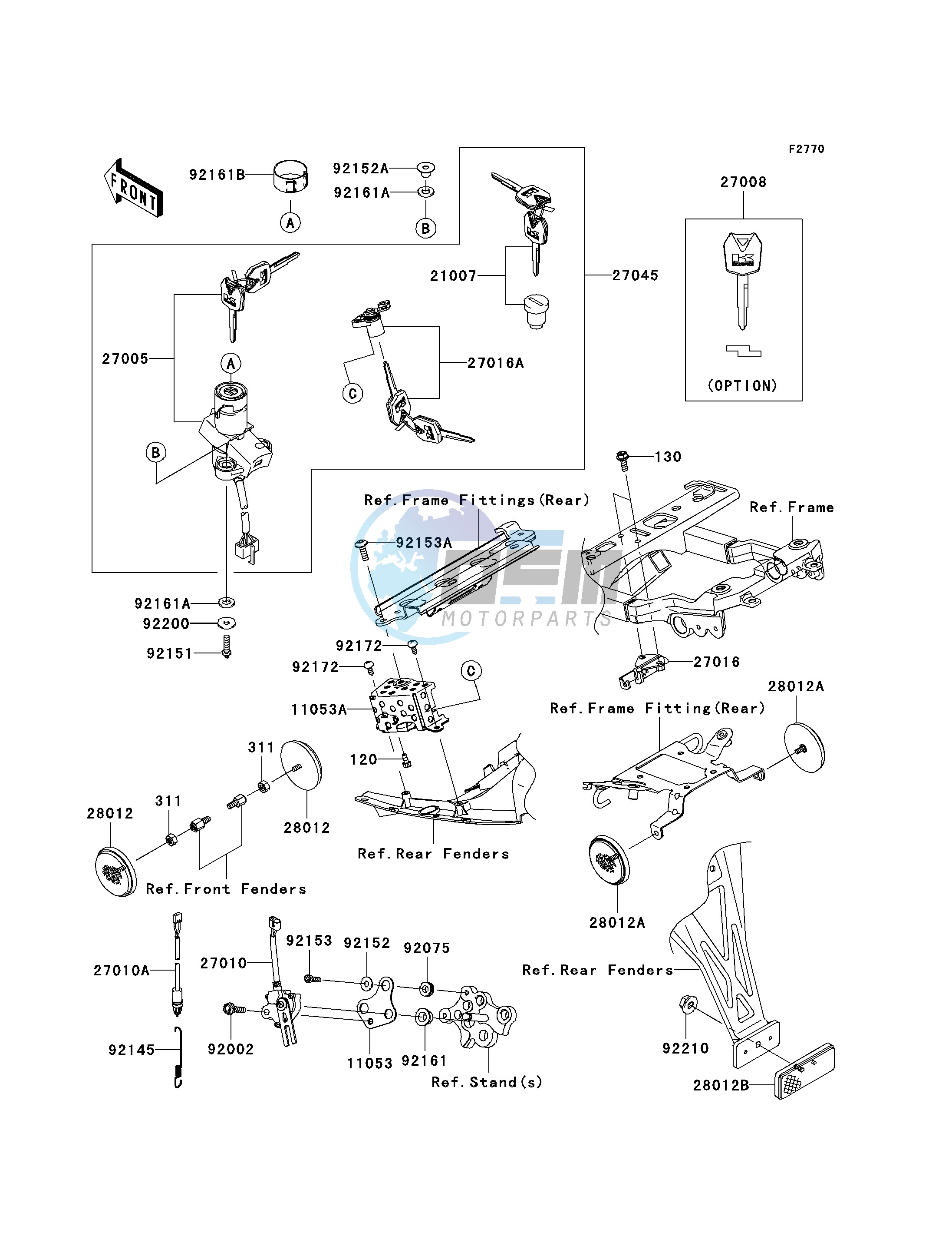 IGNITION SWITCH_LOCKS_REFLECTORS