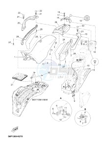 XT660ZA XT660Z ABS TENERE (2BE4 2BE4 2BE4) drawing SEAT