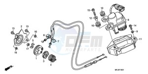 CBR600RA9 UK - (E / ABS) drawing SERVO MOTOR