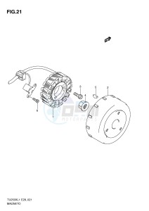 TU250X (E28) drawing MAGNETO