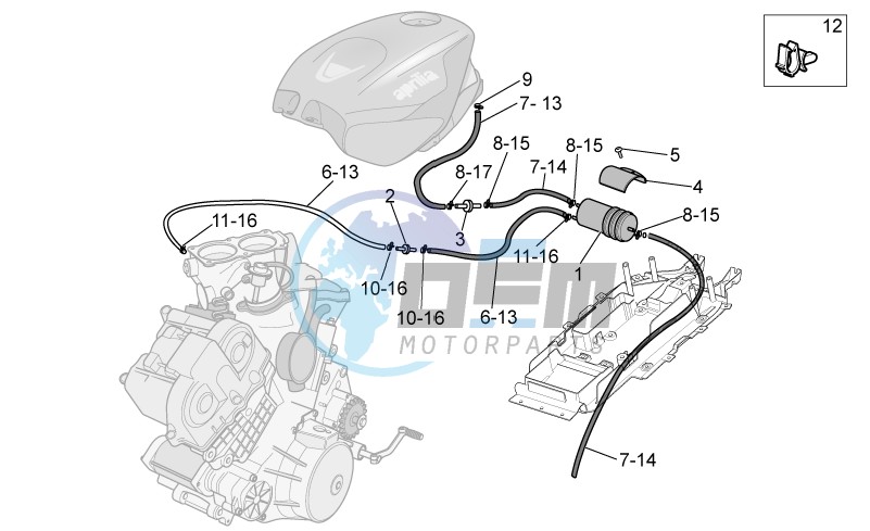 Fuel vapour recover system