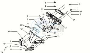 VS 125 drawing HANDLEBAR / HANDLEBAR COVER FR / RR