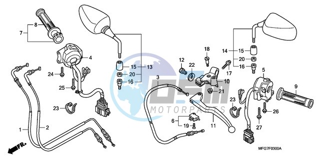 HANDLE LEVER/SWITCH/ CABLE