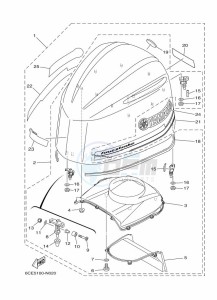 F225FETX drawing FAIRING-UPPER