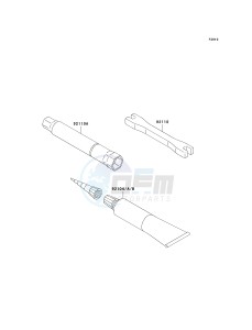 KX 450 D (KX450F) (F8F) D8F drawing OWNERS TOOLS