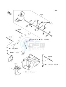 BR 125 B [WIND 125] (B2) B2 drawing CHASSIS ELECTRICAL EQUIPMENT