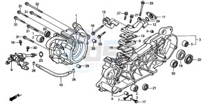 SRX50 drawing CRANKCASE/OIL PUMP