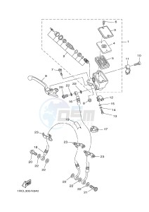 MT09 900 (1RCL 1RCM) drawing FRONT MASTER CYLINDER