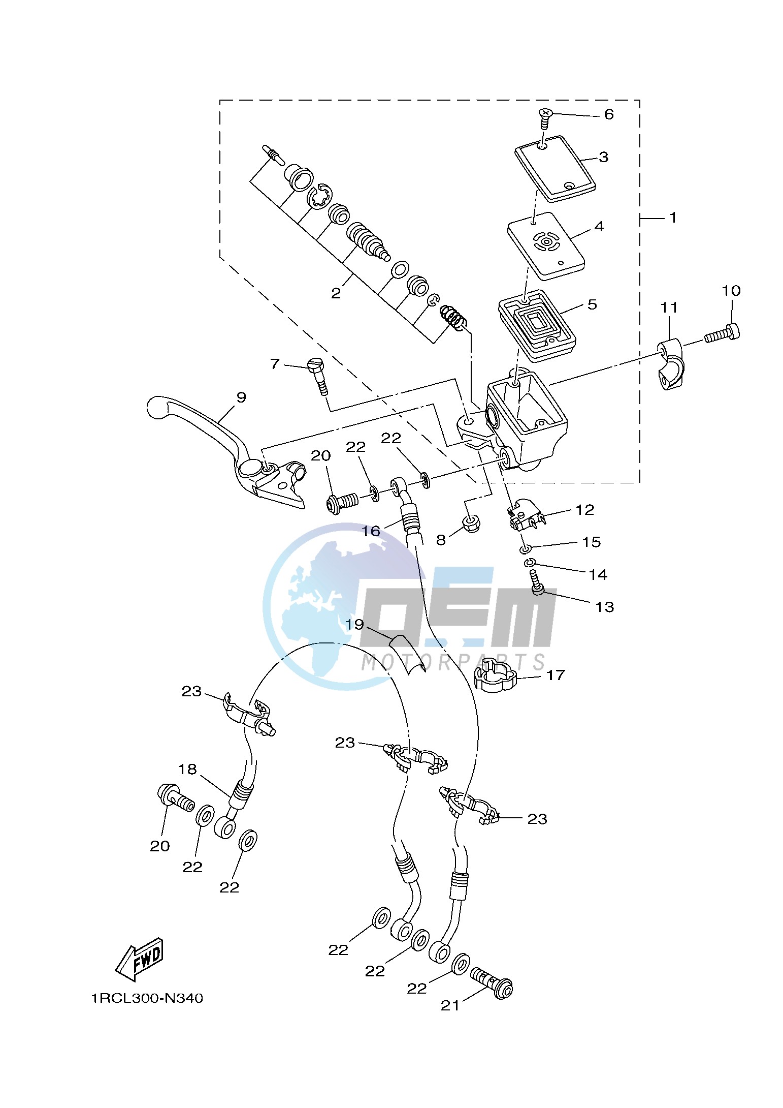 FRONT MASTER CYLINDER