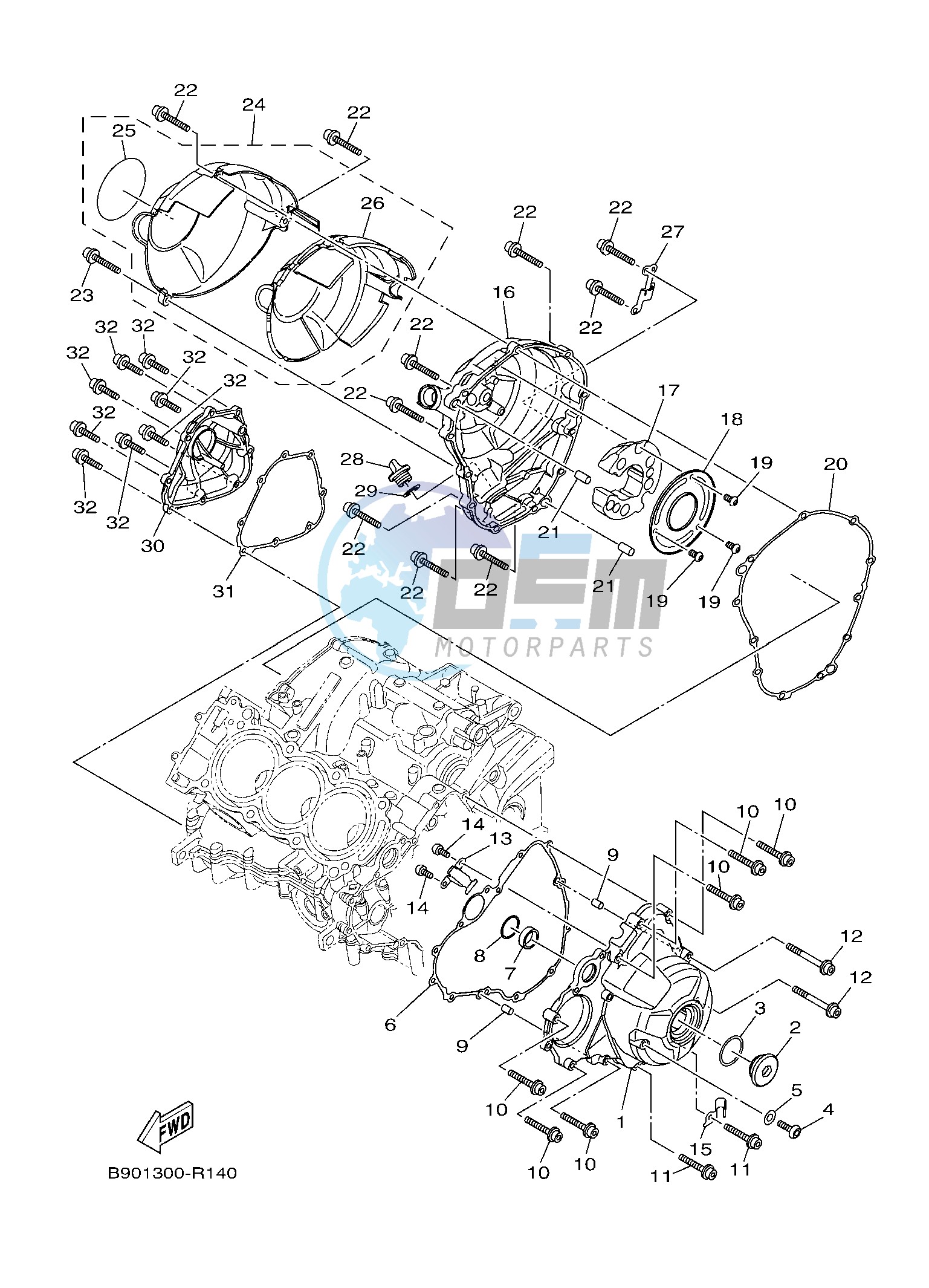 CRANKCASE COVER 1