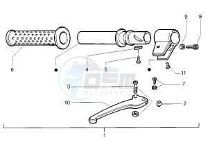 VELOFAX 50 drawing Handlebar parts Right