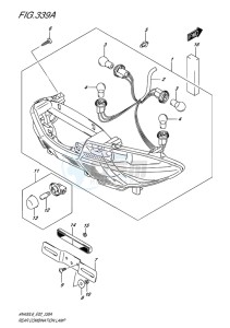 AN400 ABS BURGMAN EU-UK drawing REAR COMBINATION LAMP