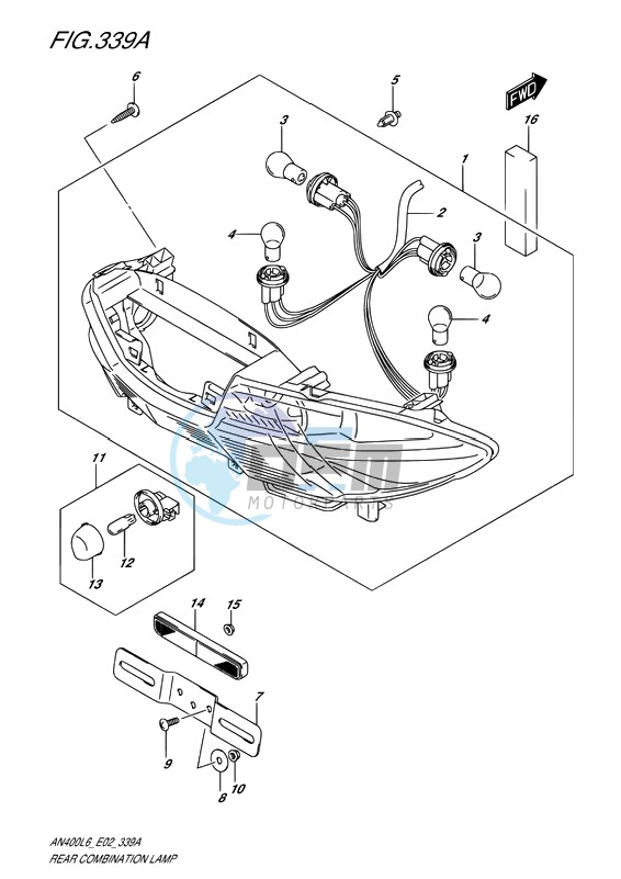 REAR COMBINATION LAMP