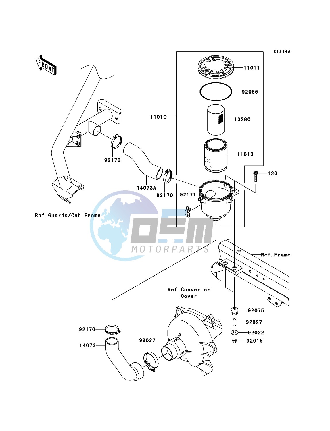 Air Cleaner-Belt Converter