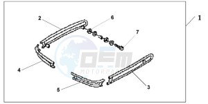 GL1800A France - (F / CMF) drawing SADDLEBAG GUARD P