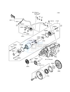 ER-6F_ABS EX650FFF XX (EU ME A(FRICA) drawing Starter Motor