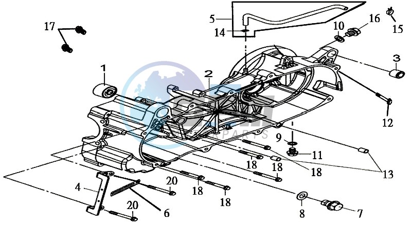 CRANKCASE LEFT