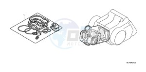 CRF70FB CRF70F ED drawing GASKET KIT A