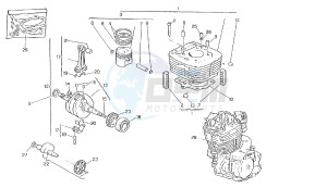 W12 350 drawing CRANKSHAFT - CYLINDER