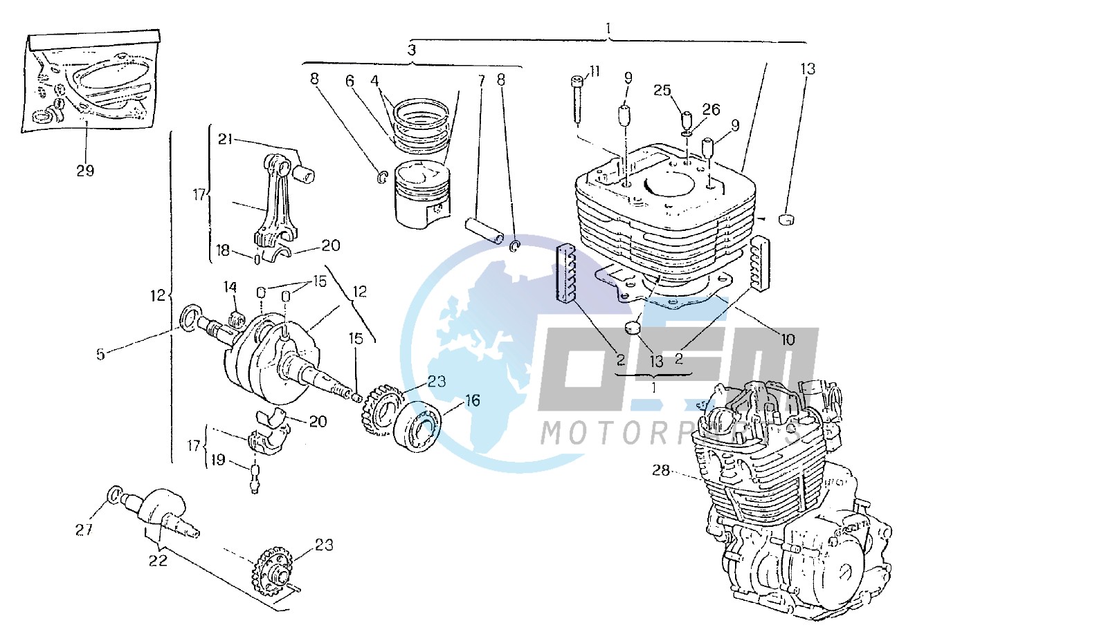 CRANKSHAFT - CYLINDER