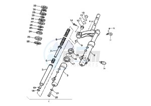 XQ MAXSTER 125 drawing FRONT FORK