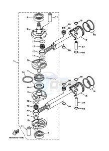 40XMHL drawing CRANKSHAFT--PISTON