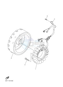 XVS950CR XVS950 CAFE RACER XV950 RACER (B33M) drawing GENERATOR