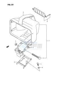 LT-F250 (E3) drawing HEADLAMP HOUSING