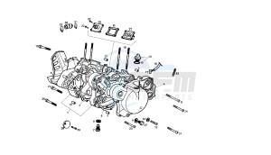 GPR REPLICA PESEK - 50 CC EU2 drawing CRANKCASE