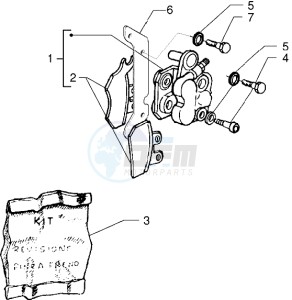 X9 125 drawing Calipers