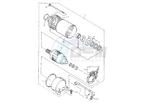 YZF R THUNDER CAT 600 drawing STARTING MOTOR