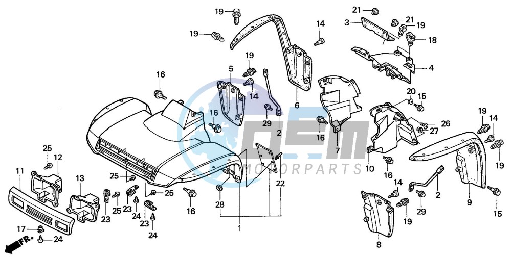 FRONT FENDER ('93-'95)