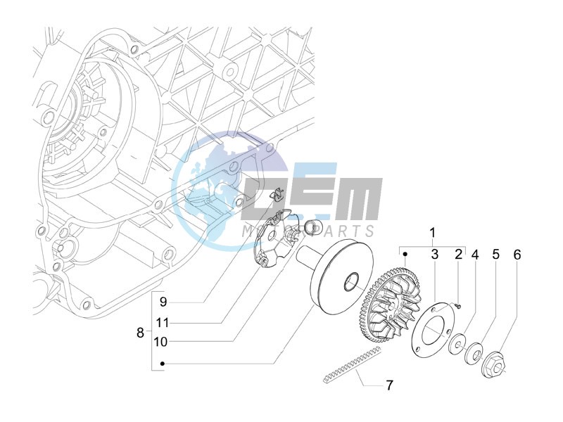 Driving pulley