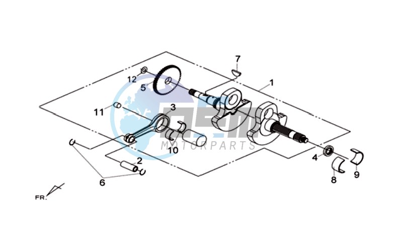 CRANKSHAFT / PISTON / PISTON RING