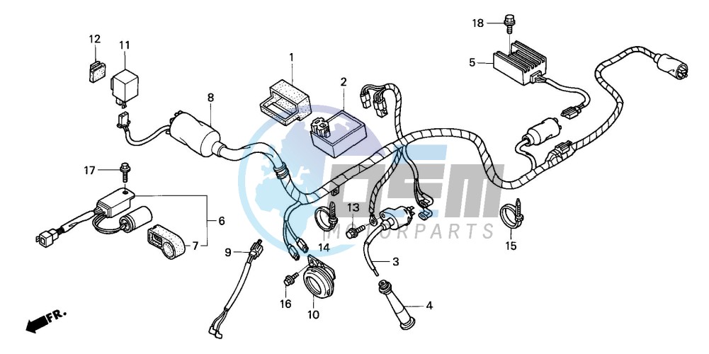 WIRE HARNESS/IGNITION COI L