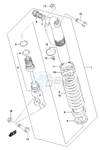 RM85L drawing REAR SHOCK ABSORBER