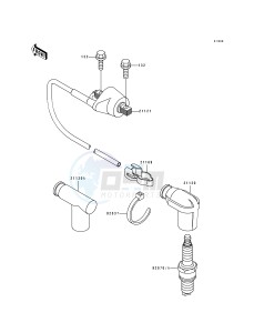 KDX 200 E [KDX200] (E1-E3) [KDX200] drawing IGNITION COIL