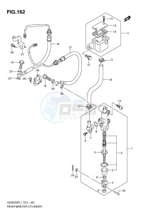 GSX650F (E21) Katana drawing REAR MASTER CYLINDER (GSX650FAL1 E21)