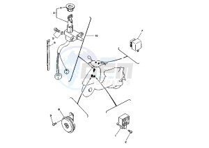 YA ZA JOG Z 50 drawing ELECTRICAL 2