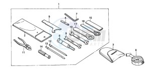 CBR600SE drawing TOOLS