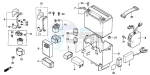 CN250 drawing BATTERY