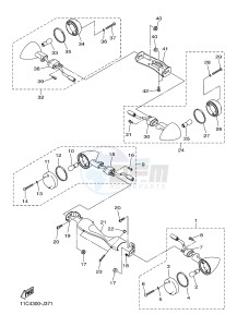 XVS1300A MIDNIGHT STAR (11C9) drawing FLASHER LIGHT