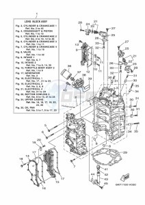 F250CB drawing CYLINDER--CRANKCASE-1