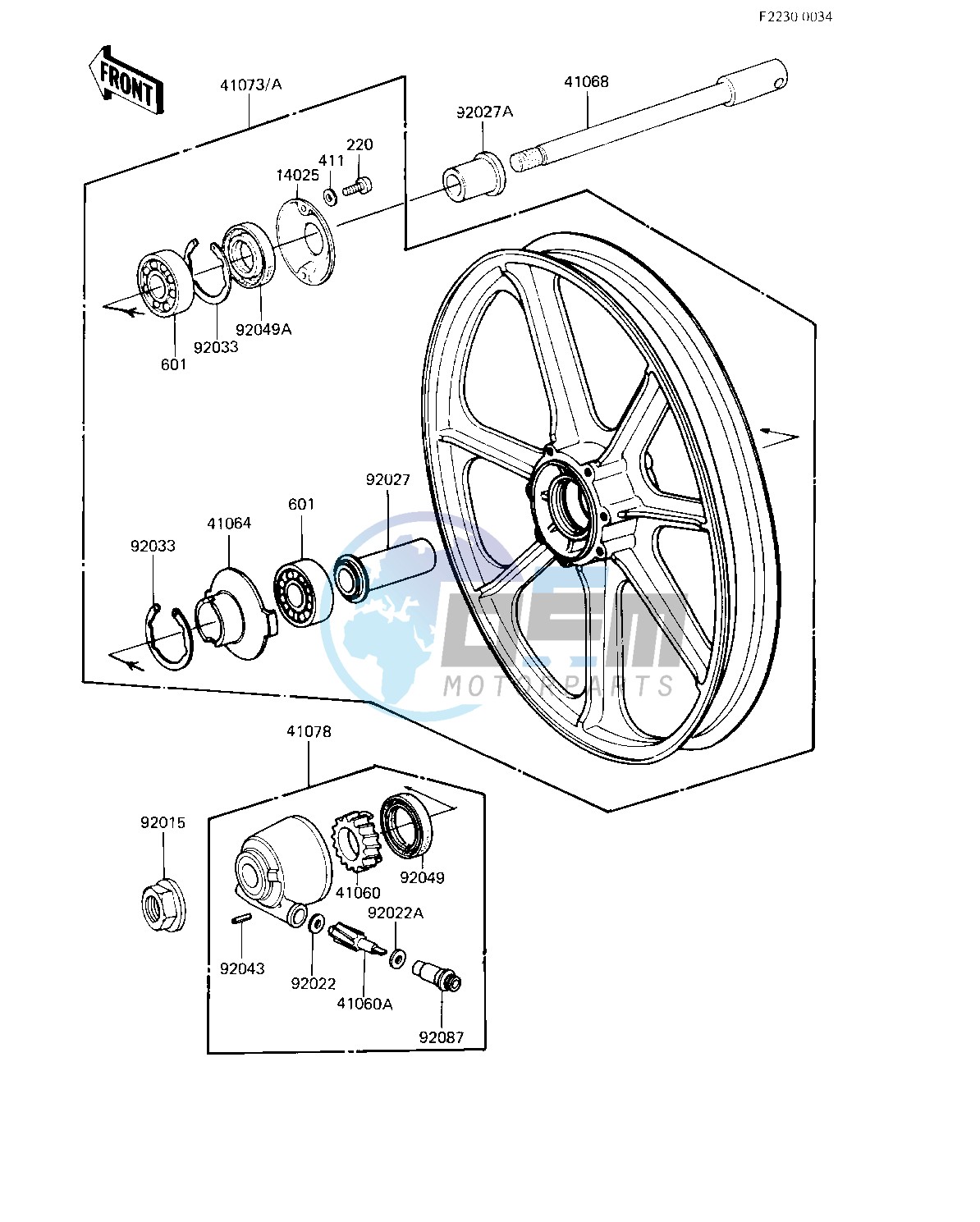 FRONT WHEELS_HUB -- 82-83 C3_C4- -