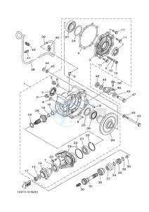 YXM700E YXM70VPAK (B5FH) drawing DRIVE SHAFT