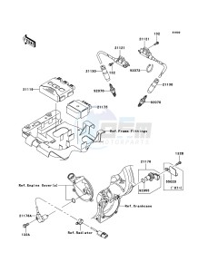 KVF750 4x4 KVF750A7F EU GB drawing Ignition System